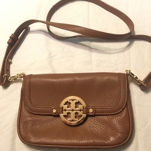 Tory Burch small cognac crossbody